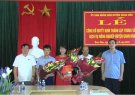 Lễ công bố Quyết định thành lập Trung tâm Dịch vụ Nông nghiệp huyện Quan Hóa